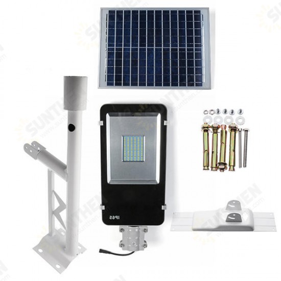 50W 96LED 1000LM Solar Powered Light Sensor Street Light with Rmote Control Waterproof Outdoor Light