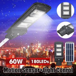 60W 180LED Solar Powered Lamp PIR Motion Sensor Outdoor Garden Street Light for Outdoor Road Garden 60W 180LED Solar Powered Lamp PIR Motion Sensor Outdoor Garden Street Light for Outdoor Road Garden