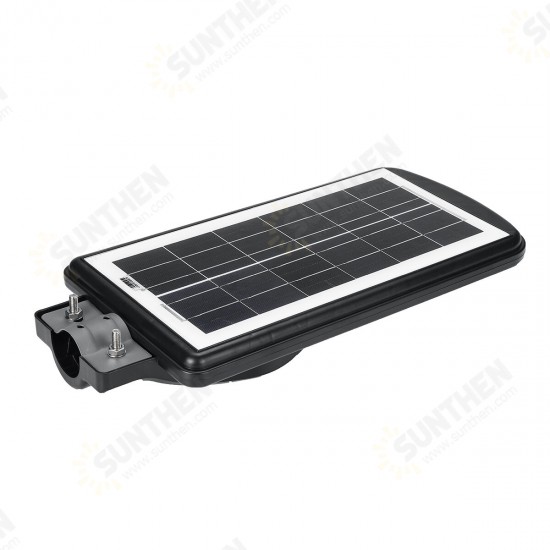 60W 80LED Solar Power PIR Motion Induction Wall Street Light + Remote Control