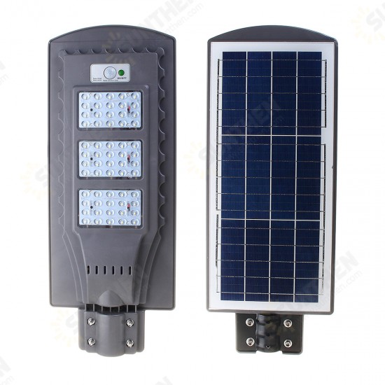 60W Solar Street Light Dusk to Dawn PIR Motion Sensor Path Security Wall Lamp