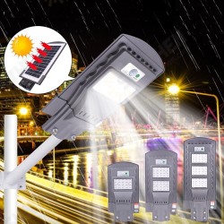 60W Solar Street Light Dusk to Dawn PIR Motion Sensor Path Security Wall Lamp 60W Solar Street Light Dusk to Dawn PIR Motion Sensor Path Security Wall Lamp