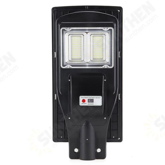 70W 120 SMD2835 LED Solar Street Light Motion Senser Outdoor Garden Wall Timer Lamp with Remote Controller