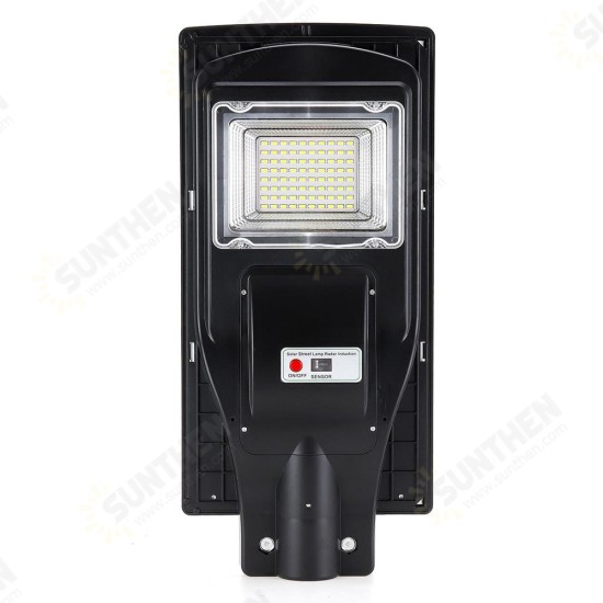 70W 80 SMD5730 LED Solar Street Light Motion Senser Outdoor Garden Wall Timer Lamp with Remote Controller