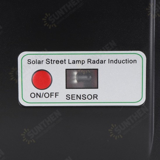 70W 80 SMD5730 LED Solar Street Light Motion Senser Outdoor Garden Wall Timer Lamp with Remote Controller