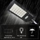 800W 1000W Solar Panel LED Street Light Waterproof PIR Motion Sensor Wall Yard Lamp + Remote Control