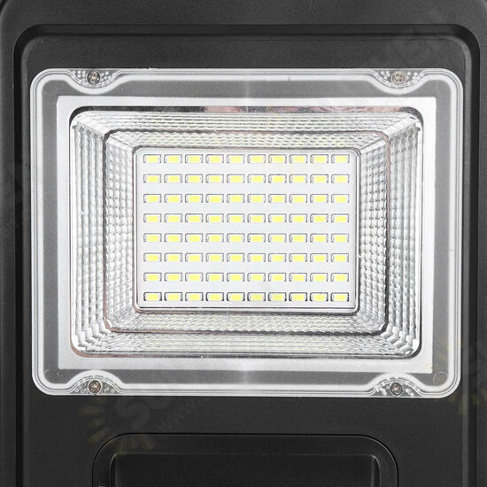 80W LED Solar Powered Wall Street Light PIR Motion Outdoor Garden Lamp