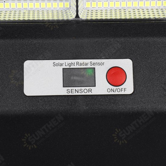 840/1260/1680LED Solar Street Light Wall Lamp+Light Control Garden Yard Lighting IP65 Waterproof