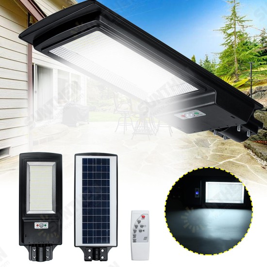 936 LED Solar Street Light Motion Sensor Wall Garden Lamp Remote