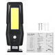 96COB Solar Street Light PIR Motion Sensor Timing Safety Lamp