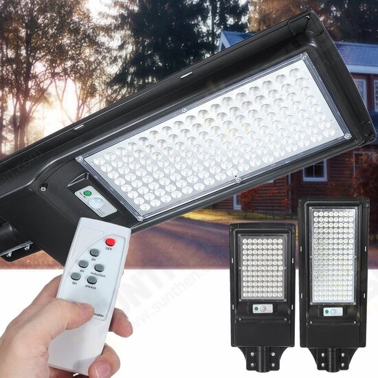 200W 136 LED Solar Motion Sensor Light Odr Waterproof Security Lamp