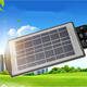 120W 240W 360W Solar Energy Human Body Induction LED Lights Courtyard Outdoor Street Wall Lamp