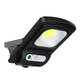 LED Solar Powered Wall Street Lights Induction Outdoor PIR Motion Lamp