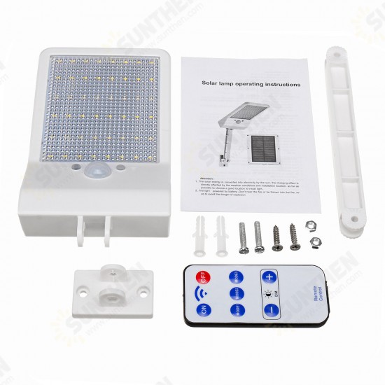 Motion Sensor PIR Bright 48 LED Solar Wall Power Light Garden Outdoor Street Lamp+Remote Control Motion Sensor PIR Bright 48 LED Solar Wall Power Light Garden Outdoor Street Lamp+Remote Control