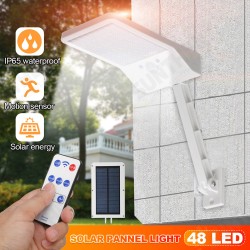 Motion Sensor PIR Bright 48 LED Solar Wall Power Light Garden Outdoor Street Lamp+Remote Control Motion Sensor PIR Bright 48 LED Solar Wall Power Light Garden Outdoor Street Lamp+Remote Control