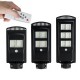 Solar Panel 192/384/576LED Wall Street Light Outdoor Garden Lamp wirh Remote Controller