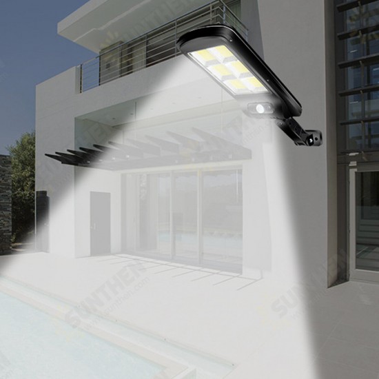Solar Powered LED COB Street Light PIR Motion Sensor Outdoor Garden Wall Lamp+Remote Control Solar Powered LED COB Street Light PIR Motion Sensor Outdoor Garden Wall Lamp+Remote Control