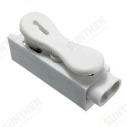 1 Pin Quick Fix Push-in Clip Spring Connector Cable Terminal Block for 3528 5050 LED Strip 1 Pin Quick Fix Push-in Clip Spring Connector Cable Terminal Block for 3528 5050 LED Strip