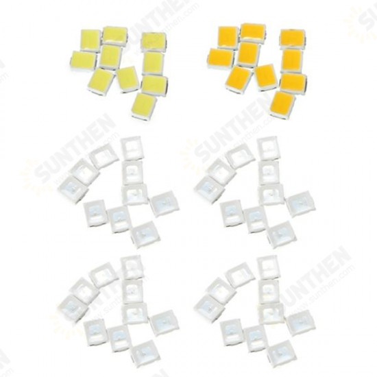 10 pcs 2835 Colorful SMD SMT LED Light Lamp Beads For Strip Lights