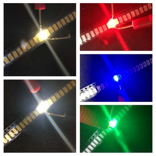 100PCS 5630 White Warm White Red Green Blue SMD SMT LED Lamp Beads for Strip Light