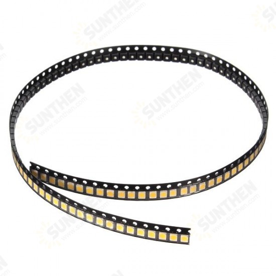 100PCS SMD3528 1210 1W 100LM Warm White LED Backlight DIY Chip Bead For TV Application