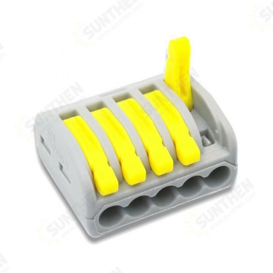 10/20/60Pcs PCT212-213-215 Terminal Plug-in Electrical Connector Wire Connector Fast Power Connector Wire Terminal Block