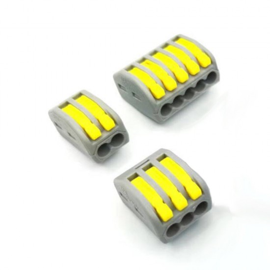 10/20/60Pcs PCT212-213-215 Terminal Plug-in Electrical Connector Wire Connector Fast Power Connector Wire Terminal Block