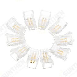 10PCS 2Pin 8MM Board to Board/Board to Wire Connector for Waterproof Single Color LED Strip Light 10PCS 2Pin 8MM Board to Board/Board to Wire Connector for Waterproof Single Color LED Strip Light
