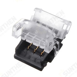 10PCS 3 Pin 10MM IP20 Board to Board LED Tape Connector Terminal for 1903 2811 2812 RGB Strip Light 10PCS 3 Pin 10MM IP20 Board to Board LED Tape Connector Terminal for 1903 2811 2812 RGB Strip Light