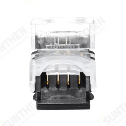 10PCS 4Pin 10MM Board to Board Tape Connector Terminal for Waterproof RGB LED Strip Light 10PCS 4Pin 10MM Board to Board Tape Connector Terminal for Waterproof RGB LED Strip Light