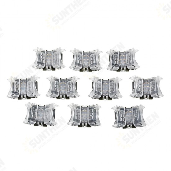10PCS 4Pin 10MM Board to Board Tape Connector Terminal for Waterproof RGB LED Strip Light