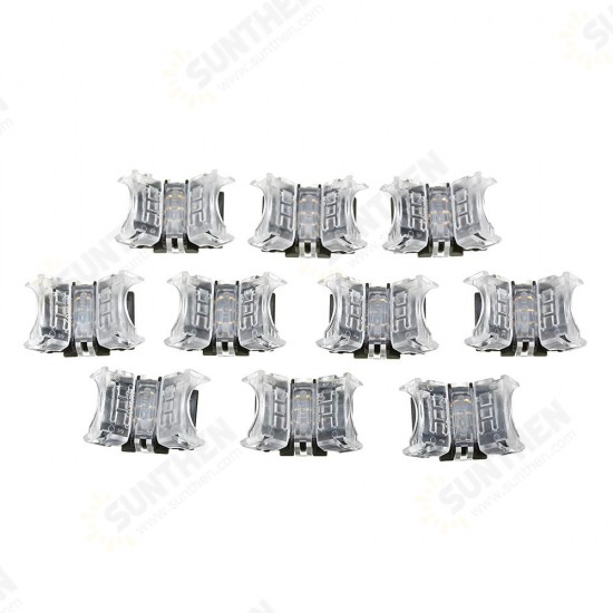 10PCS 4Pin 10MM Board to Board Tape Connector Terminal for Waterproof RGB LED Strip Light