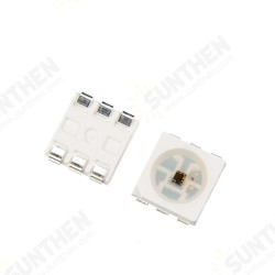 10PCS DC5V APA107 IC 5050 SMD RGB Built-in 0.2W 60mA LED Chip DIY Light Beads for Strip Screen 10PCS DC5V APA107 IC 5050 SMD RGB Built-in 0.2W 60mA LED Chip DIY Light Beads for Strip Screen