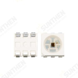 10PCS DC5V APA107 IC 5050 SMD RGB Built-in 0.2W 60mA LED Chip DIY Light Beads for Strip Screen 10PCS DC5V APA107 IC 5050 SMD RGB Built-in 0.2W 60mA LED Chip DIY Light Beads for Strip Screen
