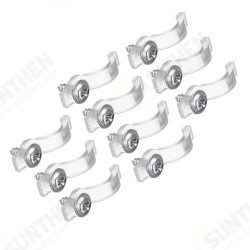 10PCS Fixed Silicon Clip for 8mm Waterproof 3528 3014 5050 LED Strip Light Bracket Clamp with Screws 10PCS Fixed Silicon Clip for 8mm Waterproof 3528 3014 5050 LED Strip Light Bracket Clamp with Screws