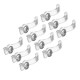 10PCS Fixed Silicon Clip for 8mm Waterproof 3528 3014 5050 LED Strip Light Bracket Clamp with Screws