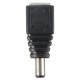 10PCS DC Power Male 5.5*2.1mm Connector Adapter Plug Cable Pressed for LED Strips 12V