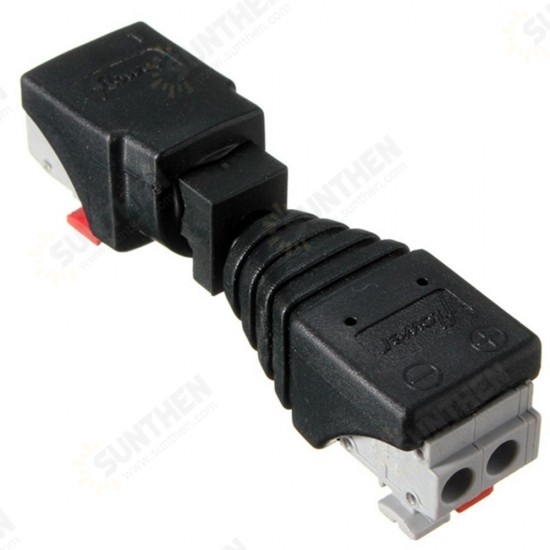 10PCS Male&Female Connectors DC 5.5*2.1mm Power Adapter Plug Cable for LED Strips 12V