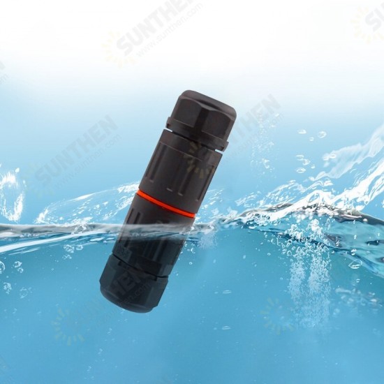 10Pcs CDF-M3 IP68 Waterproof Screw-free Mini Connector 3 Cores Direct-through Outdoor Lighting Small Quick Connection Terminal