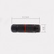 10Pcs CDF-M3 IP68 Waterproof Screw-free Mini Connector 3 Cores Direct-through Outdoor Lighting Small Quick Connection Terminal