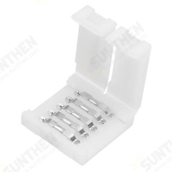 10mm 12mm Width 5 Pin Solderless Connector for RGBW LED Strip Clip 10mm 12mm Width 5 Pin Solderless Connector for RGBW LED Strip Clip