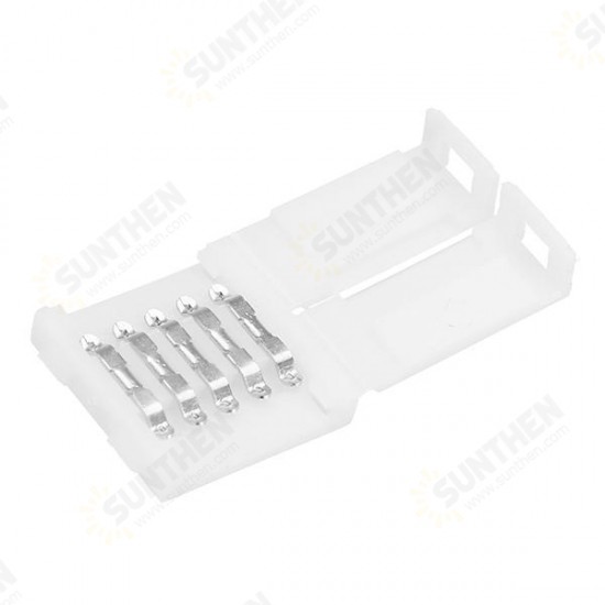 10mm 12mm Width 5 Pin Solderless Connector for RGBW LED Strip Clip