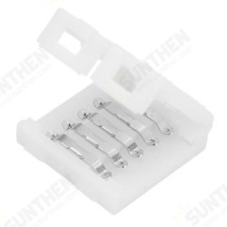 10mm 12mm Width 5 Pin Solderless Connector for RGBW LED Strip Clip 10mm 12mm Width 5 Pin Solderless Connector for RGBW LED Strip Clip