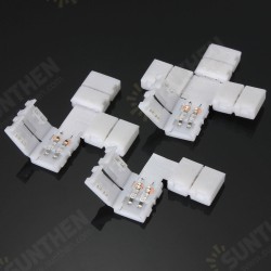 10mm +/T/L Shape 2 Pin 5050 PCB LED Strip Corner Connector for Single Color Lighting 10mm +/T/L Shape 2 Pin 5050 PCB LED Strip Corner Connector for Single Color Lighting