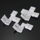 10mm +/T/L Shape 2 Pin 5050 PCB LED Strip Corner Connector for Single Color Lighting 10mm +/T/L Shape 2 Pin 5050 PCB LED Strip Corner Connector for Single Color Lighting