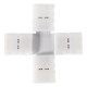 10mm +/T/L Shape 2 Pin 5050 PCB LED Strip Corner Connector for Single Color Lighting 10mm +/T/L Shape 2 Pin 5050 PCB LED Strip Corner Connector for Single Color Lighting
