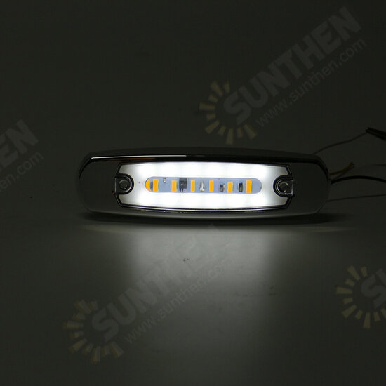 12/24V 18 LED Side Flowing Marker Light Lamp Waterproof For Truck Trailer Lorry