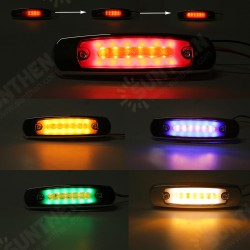 12/24V 18 LED Side Flowing Marker Light Lamp Waterproof For Truck Trailer Lorry