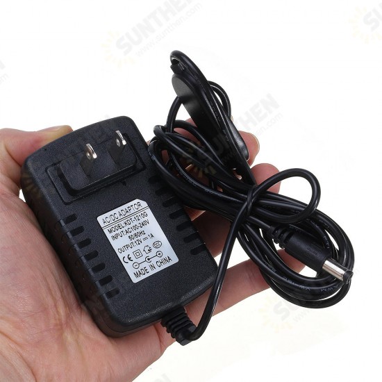 1.5M 2M AC110-240V To DC12V 1A 5.5*2.1mm Touch Dimmer Switch Power Adapter US Plug for LED Strip