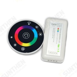 18A 12-24V Touch Screen LED Round RGB Strip RF Controller For RGB Strip Lights 18A 12-24V Touch Screen LED Round RGB Strip RF Controller For RGB Strip Lights