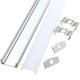 1X 5X 10X 50CM Aluminum Channel Holder For LED Strip Light Bar Under Cabinet Lamp